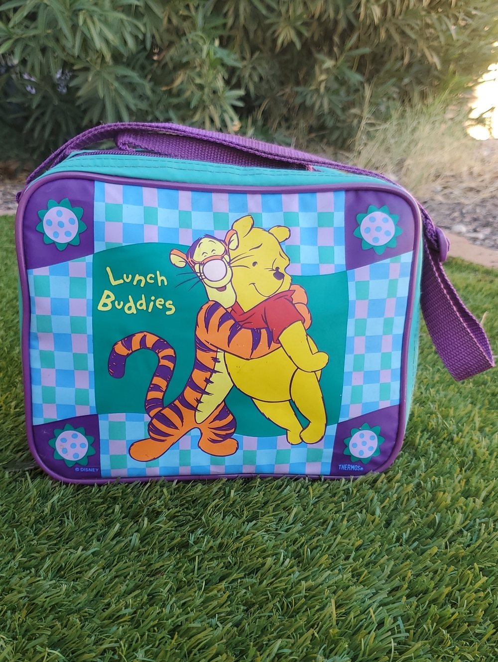 vintage 90s Thermos Winnie the Pooh "Lunch Buddies" lunch bag Tigger & Pooh